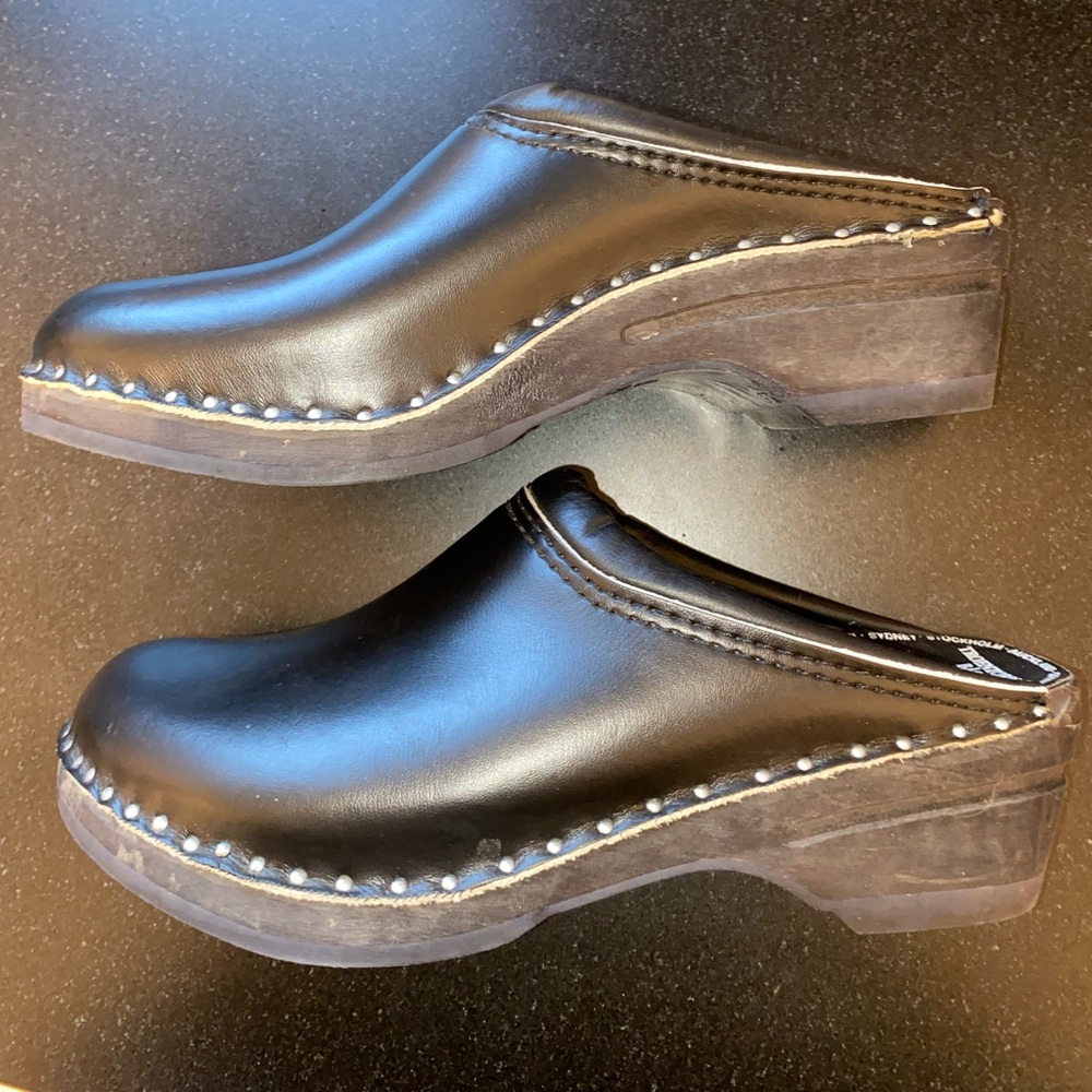 Troentorps Swedish Clogs. Never worn. Size 8